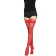 Picture of Oversized Intricate Knit Thigh High Stockings*Red