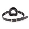 Picture of Silicone Open Mouth Black Lip Gag 1.4-Inches Diameter