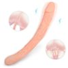 Picture of Three King Bendable G-Spot Vibrator Double-Ended Strap-On Curved Dildo*Nude