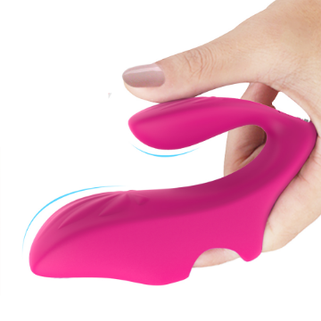 Picture of FIRST LOVE Remote Controlled Textured Finger Vibrator*Rose