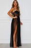 Picture of Black Mesh Sheer See-Through Nightgown