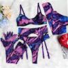 Picture of LUNA Sexy Tie Dye Lingerie Set