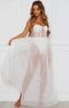 Picture of White Mesh Sheer See-Through Nightgown