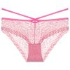 Picture of MAYA Pink See-through Lace Cross Strap High Elasticity Underwear