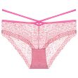 Picture of MAYA Pink See-through Lace Cross Strap High Elasticity Underwear
