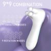 Picture of Ivory Touch 9 Vibration and 9 Rotation Vibrator*White