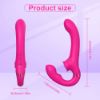 Picture of Moyna Dual Motor Triple Spot Stimulation Remote Control Vibrator - Rose