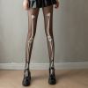 Picture of Glow In The Dark Skeleton Fishnet Pantyhose