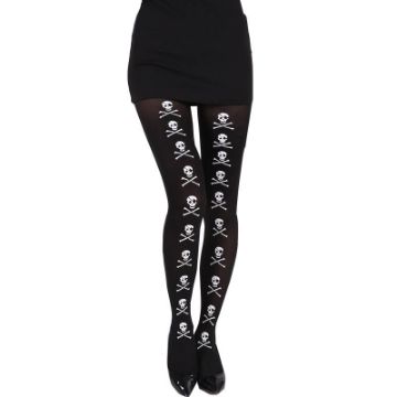 Picture of Halloween Skull Pantyhose