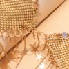 Picture of Golden Shiny Squin Rhinestone Chest Bra Chain