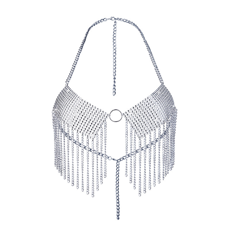 Rhinestones Bra Chain | Sexy Bikini | Allureluv Accessory | Allureluv