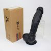 Picture of Mr. Hanson Silicone Dildo with Suction Cup Black 9.4 Inch