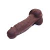 Picture of Mr. Hanson Silicone Dildo with Suction Cup Brown 6.7 Inch