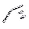 Picture of Curved Stainless Steel Anal Douche for Enema Cleaning with 3 Nozzles