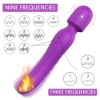 Picture of Iris G Spot Clitoral Warming Dual Motor Wand Vibrator - Purple