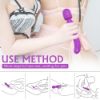 Picture of Iris G Spot Clitoral Warming Dual Motor Wand Vibrator - Purple