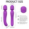 Picture of Iris G Spot Clitoral Warming Dual Motor Wand Vibrator - Purple