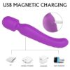 Picture of Iris G Spot Clitoral Warming Dual Motor Wand Vibrator - Purple