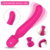 Picture of Iris G Spot Clitoral Warming Dual Motor Wand Vibrator - Rose