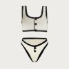 Picture of GRACE Black White Color Block Bikini*Size S