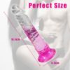 Picture of Wayne Gradient Realistic Dildo with Suction Cup 7.3 Inch - Pink