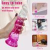 Picture of Wayne Gradient Realistic Dildo with Suction Cup 7.3 Inch - Pink