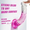 Picture of Wayne Gradient Realistic Dildo with Suction Cup 7.3 Inch - Pink