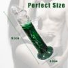 Picture of Wayne Gradient Realistic Dildo with Suction Cup 7.3 Inch - Green