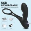 Picture of William Remote Control Cock Ring 10 Function Anal Vibrator with Warming