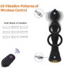 Picture of Andrew Remote Control Cock Ring 10 Function Anal Vibrator