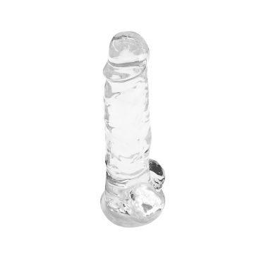 Picture of Blade Realistic Dildo with Suction Cup 8.7 Inch - Transparent