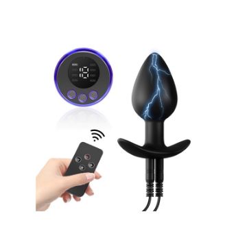 Picture of Raiden Remote Control Electro-Sex Butt Plug -  Waterdrop