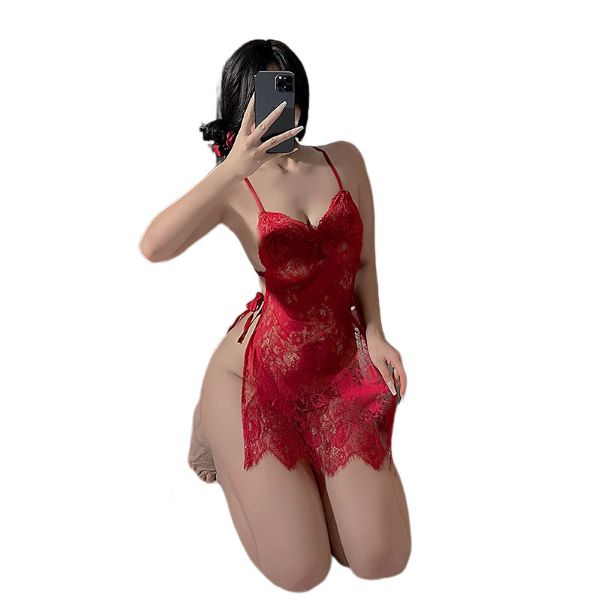 Picture of Sexy Bedroom Lace Babydoll*Red Size XL